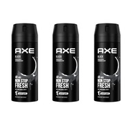 AX Set Deodorant pre mužov čierny sprej 150ml x3