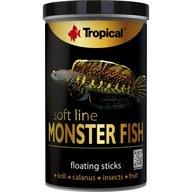 Krmivo Monster Fish pre veľké mäsožravé ryby plávajúce tyčinky 1L