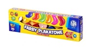 ASTRA ŠKOLSKÉ PLAKÁTOVÉ FARBY 12+1 FARBY 20ml