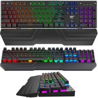 RGB PODSVETNUTÁ MECHANICKÁ HERNÁ KLÁVESNICA