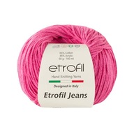 JEANS E. priadza / farba 10 Dark Pink