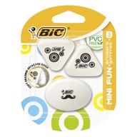 MINI FUN BIC ERASER BLISTER 3 KS