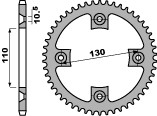 PBR zadné ozubené koleso 4303 37 C45 HONDA TRX 250R 83-89