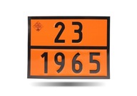 ADR číselná tabuľka 23/1965 LPG