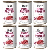 Brit Mono Protein Beef Mokré krmivo pre psov Hovädzie mäso 6x400g