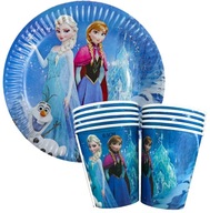 FROZEN Frozen set hrnčeky TANIERE 20 ks Elsa Anna Olaf