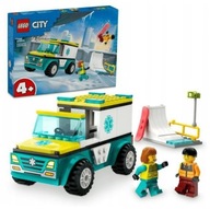 Lego CITY 60403 Sanitka a snowboardista