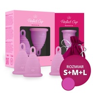 Menštruačný kalíšok – Perfect Cup – ružový [S+M+L]