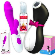 VIBRATOR erotika DÁMSKY KLITORIZMUS MASÁŽER SPOKOJUJÚCI GÉL PENGUIN PENGUIN