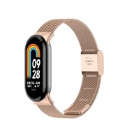 Kovový ružovo zlatý remienok pre Xiaomi Mi Band 8