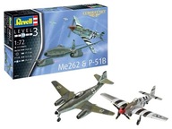 Revell /63711/ Bojová súprava Messerschmitt Me262 & P-