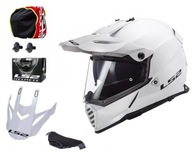 ENDURO PRILBA LS2 MX436 PIONEER EVO WHITE WHITE XL