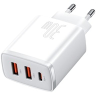 BASEUS RÝCHLA NABÍJAČKA TELEFÓNU USB NAPÁJACÍ ZDROJ USB-C TYP-C 30 W PD QC 3.0