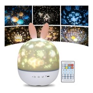 Star Ocean Uraqt LED USB nočné svetlo Star Projector + diaľkové ovládanie 6 vzorov