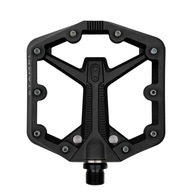 CRANKBROTHERS STAMP 1 MALÉ ČIERNE GEN 2 PLATFORMOVÉ PEDÁLY NA BICYKEL