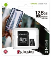 ORIGINÁLNA pamäťová karta KINGSTON 128 GB micro SD