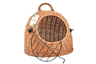 Wicker Booth Transporter pre mačku alebo psa 40 cm