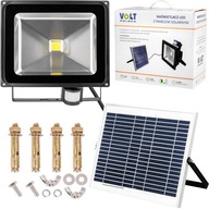 SOLAR LAMPA PANEL SVETLO LED HALOGÉN 50W