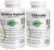 Spirulina + Chlorella ALGAE Sada 2000 tabliet