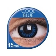 Farebné šošovky Big Eyes Cool Blue sila 0,00