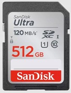 Pamäťová karta SD SanDisk Ultra SDXC 512 GB 120 MB/s