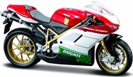 DUCATI 1098 S tricolore na podložke 1:18 Maisto