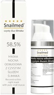 Nočná pleťová maska, slimačí sliz, kyselina hyalurónová, produkt Snailmed PL