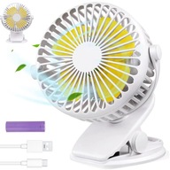 KARTUZOVÝ VENTILÁTOR S USB KLOPOU, NABÍJACÍ VENTILÁTOR, STOLNÝ VENTILÁTOR, TICHÝ, VÝKONNÝ, 3-RÝCH.