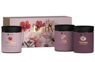 Sada starostlivosti o telo HISKIN Pink Blooms Lady (peeling, maslo, soľ)