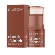 Bronzerová tyčinka Claresa Cheek2Cheek 02 Milk Choco so saténovým povrchom