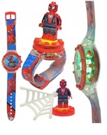 SPIDERMAN AVENGERS HODINKY SVETLÁ HRA + POSTAVA