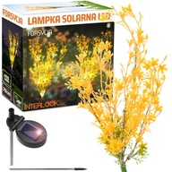 LED SOLÁRNA ZÁHRADNÁ LAMPA S KVETOM FORSYTHIA