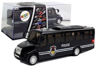 ČIERNY POLICAJNÝ AUTOBUS SO ZVUKOM