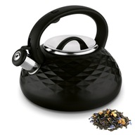 Plynová kanvica veľká, indukčná kanvica, NEREZ, 3l, BLACK Pascal