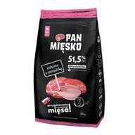 PAN MEAT Teľacie mäso s prepelicami 20 kg XS šteniatko