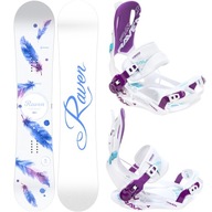 Snowboard RAVEN Mia White 139cm + viazanie FT270