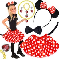 OUTFIT MINNIE MOUSE MICKEY JEDNORÁZOVÝ PLES KARNEVALOVÝ SÚPRAV KROJOV