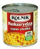 Rolnik Super sladká kukurica v konzerve 425 ml