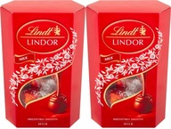 Lindt Lindor čokoládový mliečny kornút x2