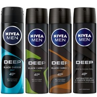 NIVEA MEN ANTIPERSPIRANT Hlboký pánsky 4*150ml