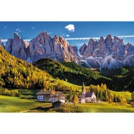 PUZZLE 1500 PUZZLE HORY DOLOMITY VALLEY TALIANSKO KLUBY S VÝHĽADOM NA KRAJINU