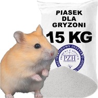 Praný piesok, kremenný prach, substrát pre hlodavce, škrečky, králiky, 15 KG