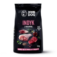 JOHN DOG Morka s hovädzím mini dospelý 3 kg + ZADARMO