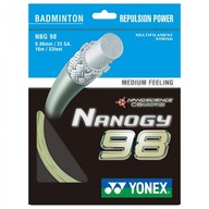 Yonex Nanogy 98 bedmintonový výplet 10 m, 0,66 mm. zlato