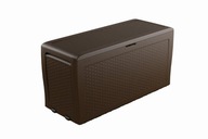 KETER Záhradný box Samoa Rattan Box 270L, hnedý