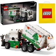 LEGO 42167 TECHNICS ELEKTRICKÉ NÁKLADNÉ VOZIDLO MACK SMETIKÁRSKE VOZIDLO + DARČEKOVÁ TAŠKA