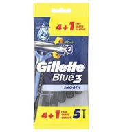 Holiace strojčeky Gillette Blue 3 Smooth 20 kusov