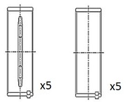 FAI AUTOPARTS BM1057-STD Ložisko kľukového hriadeľa