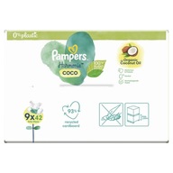 PAMPERS Wet Wraps Coconut Harm Free 9x42ks