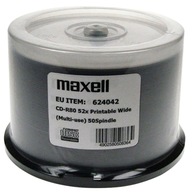 MAXELL CD-R 700 MB 52X VYTLAČITEĽNÉ FF NO ID CAKE*50 PRO 624042